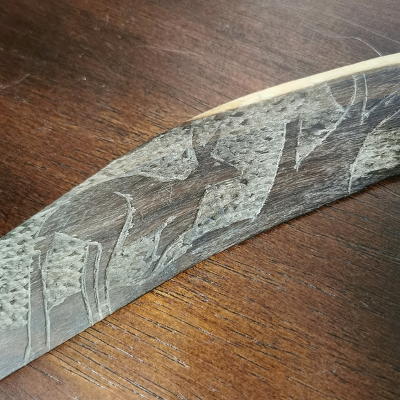 Vintage Hand Carved Australian Boomerangs - Picture 3 of 5